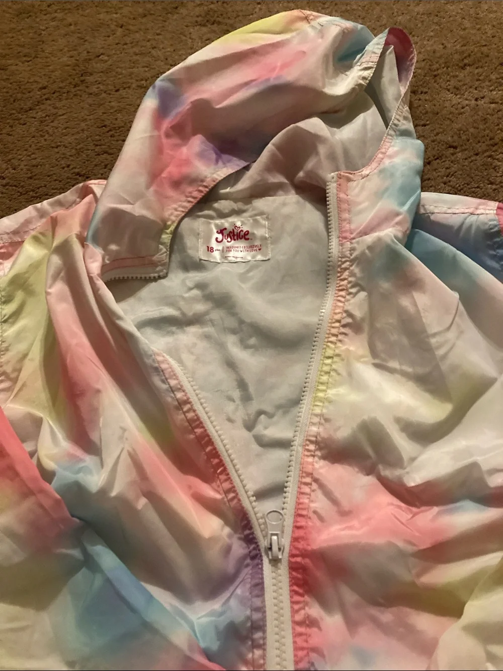 Justice lightweight raincoat